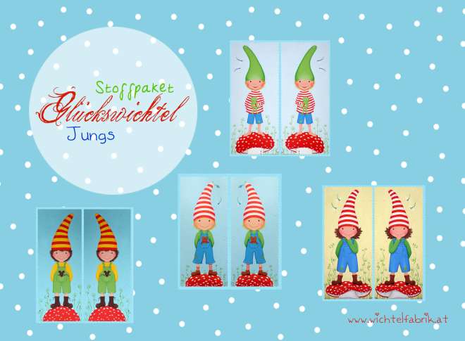 Wichtel Wichtelstoff Wichteljungs Nähen Stoffe Kinder