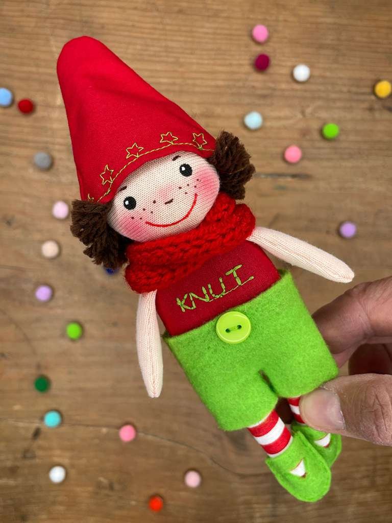 Wunschwichtel Wichtel Miniwichtel Wichtelpuppe Weihnachtswichtel