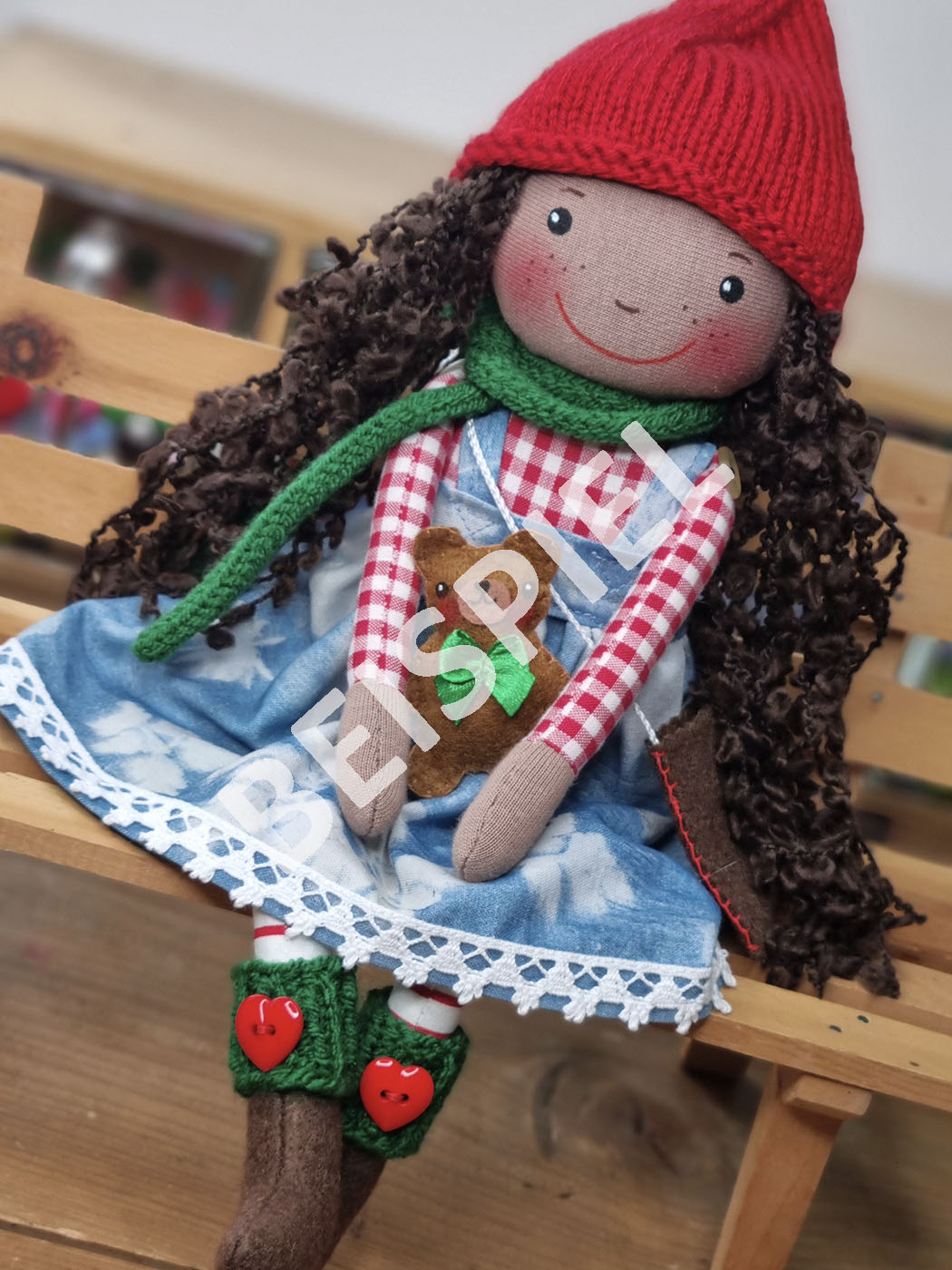 Wichtel Anziehwichtel Stoffpuppe Wichtelpuppe Wichtelfigur Künstlerpuppe Sammlerpuppe Wichtelfabrik