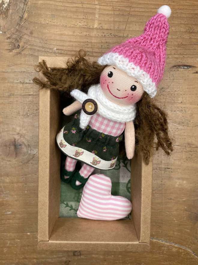 Wichtel Glückswichtel Puppe Künstlerpuppe Wichtelfigur Wichtelpuppe