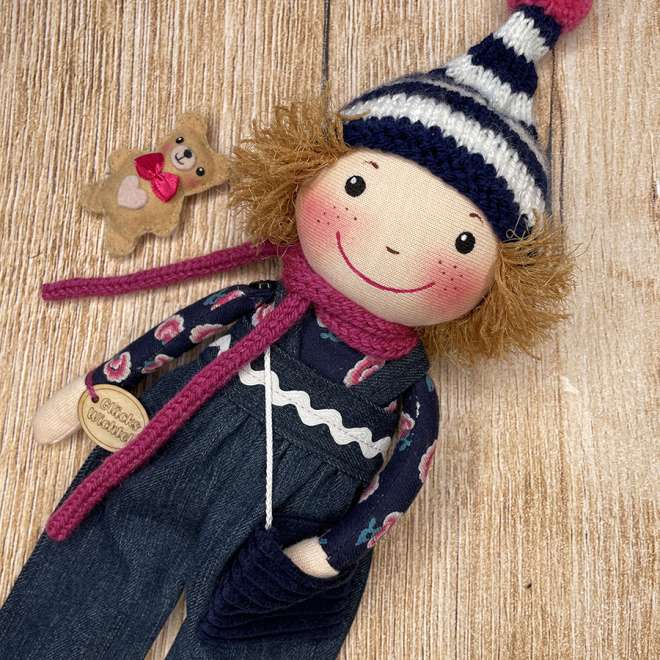 Wichtel Glückswichtel Puppe Künstlerpuppe Wichtelfigur Wichtelpuppe