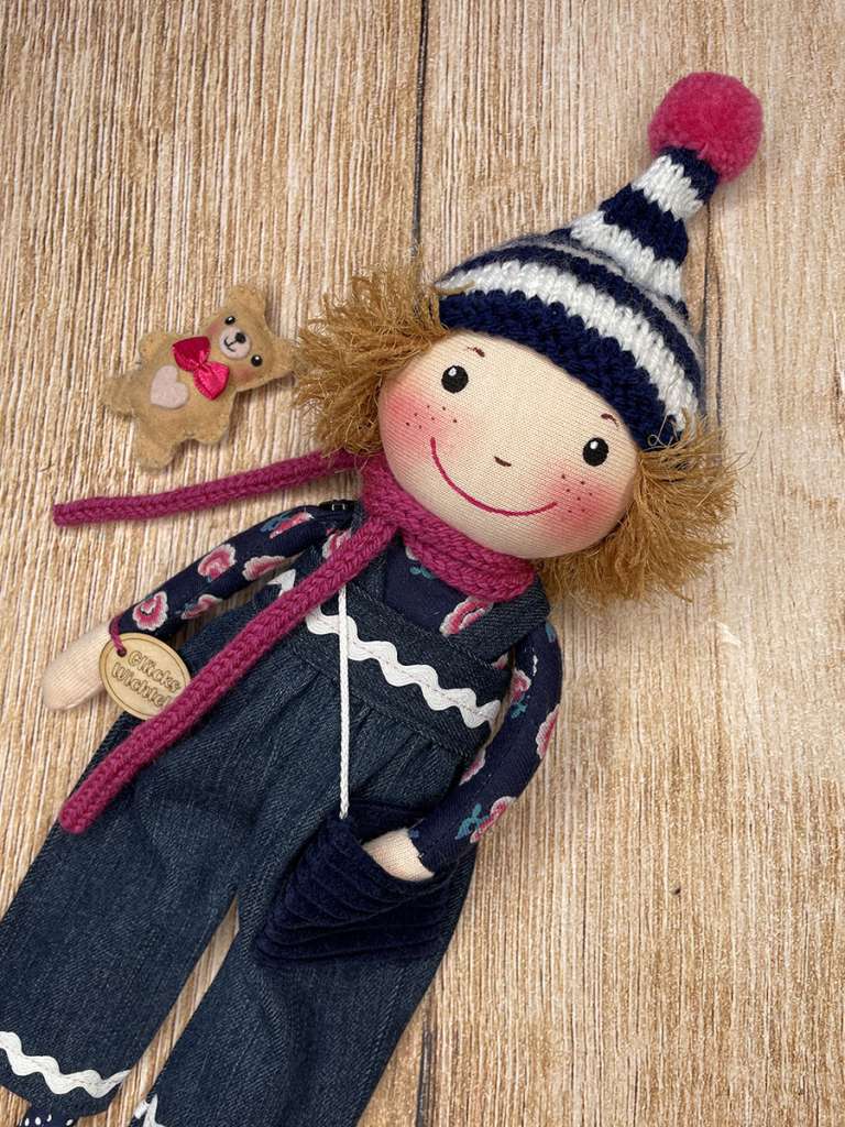 Wichtel Glückswichtel Puppe Künstlerpuppe Wichtelfigur Wichtelpuppe