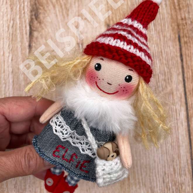 Wichtel Anziehwichtel Stoffpuppe Wichtelpuppe Wichtelfigur Künstlerpuppe Sammlerpuppe Wichtelfabrik