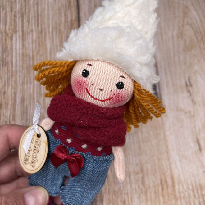 Mini Wichtel Pelzmütze