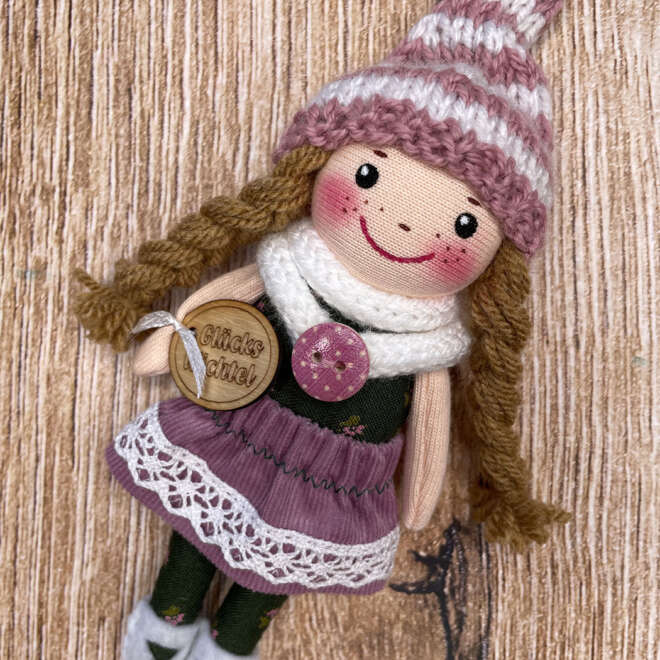 Mini Wichteline rosa-grün