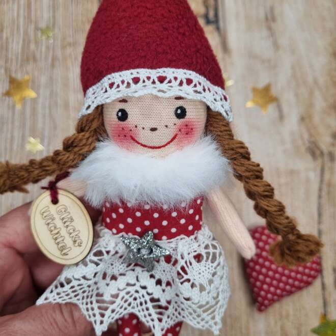 Mini Wichteline spitze/rot