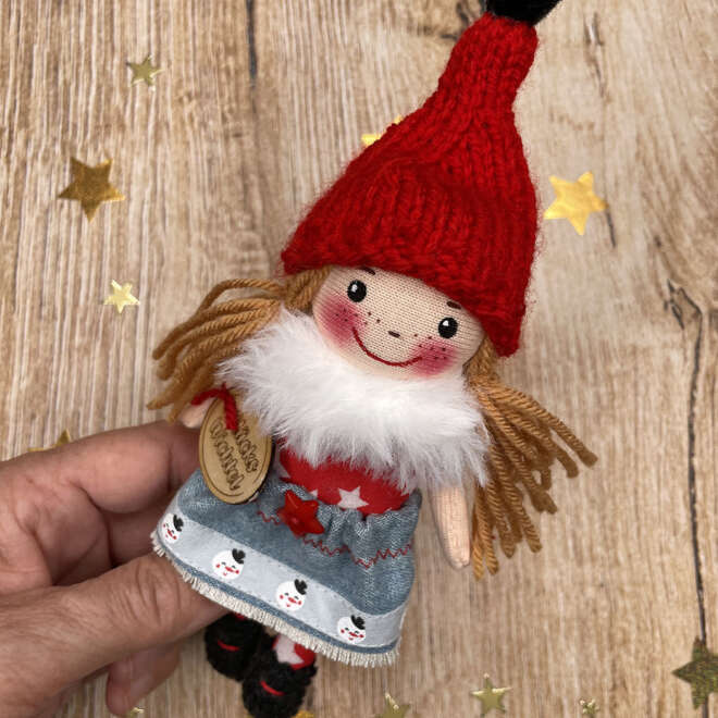 Mini Wichteline Schneemann