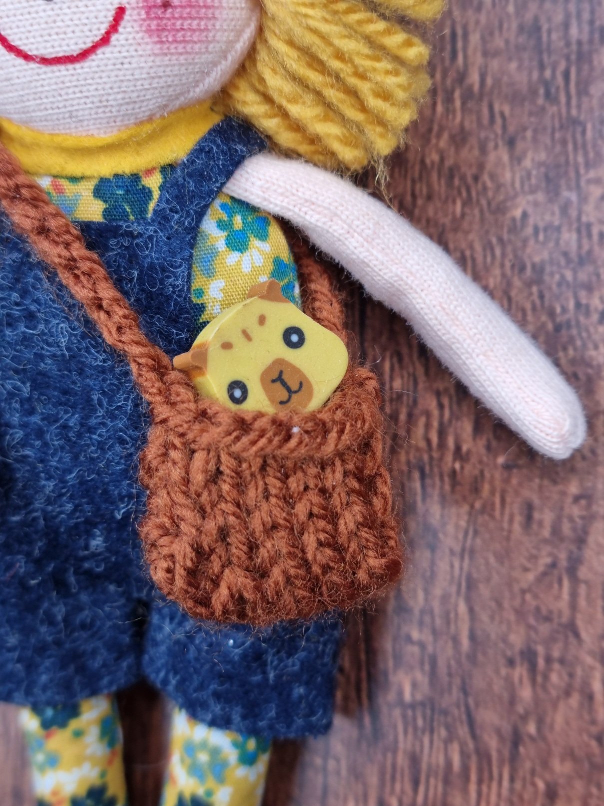 Mini Wichtel gelb-blau