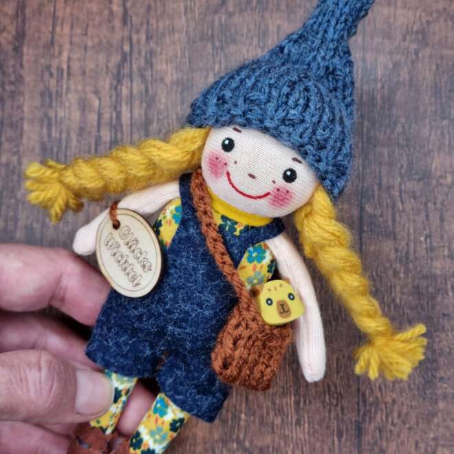 Mini Wichteline gelb-blau