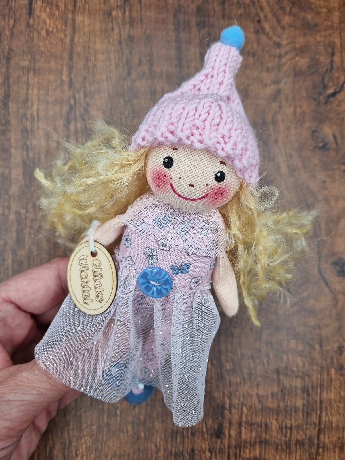 Mini Wichteline rosa-glitzer – Bild 4