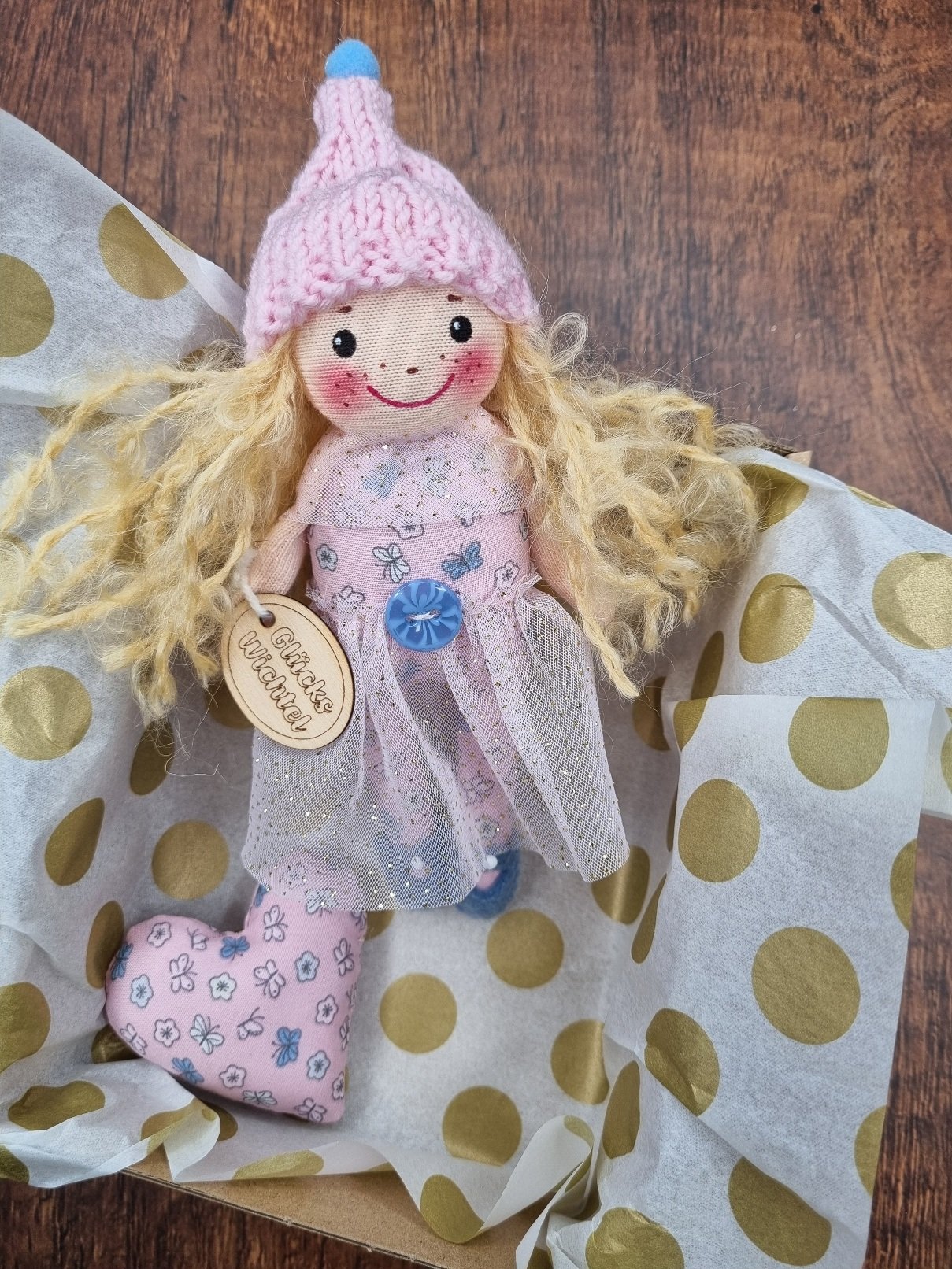 Mini Wichteline rosa-glitzer – Bild 6