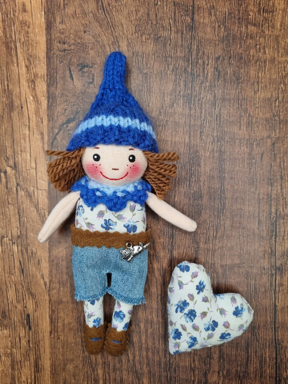 Mini Wichtel blaubraun – Bild 3