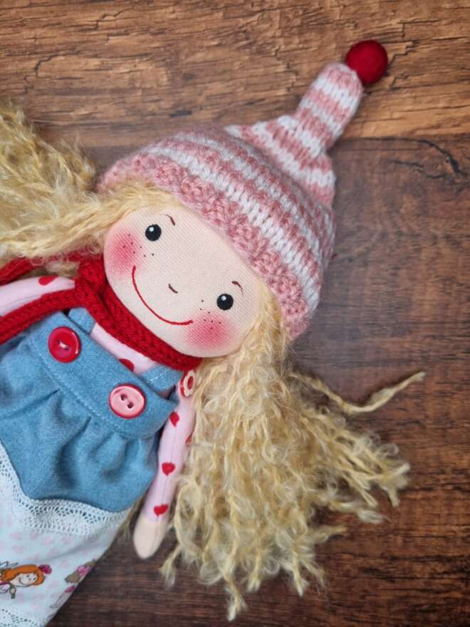 Wichtel Anziehwichtel Puppe handgeamcht Wichtelfigur Wichtelpuppe Wichtelfabrik