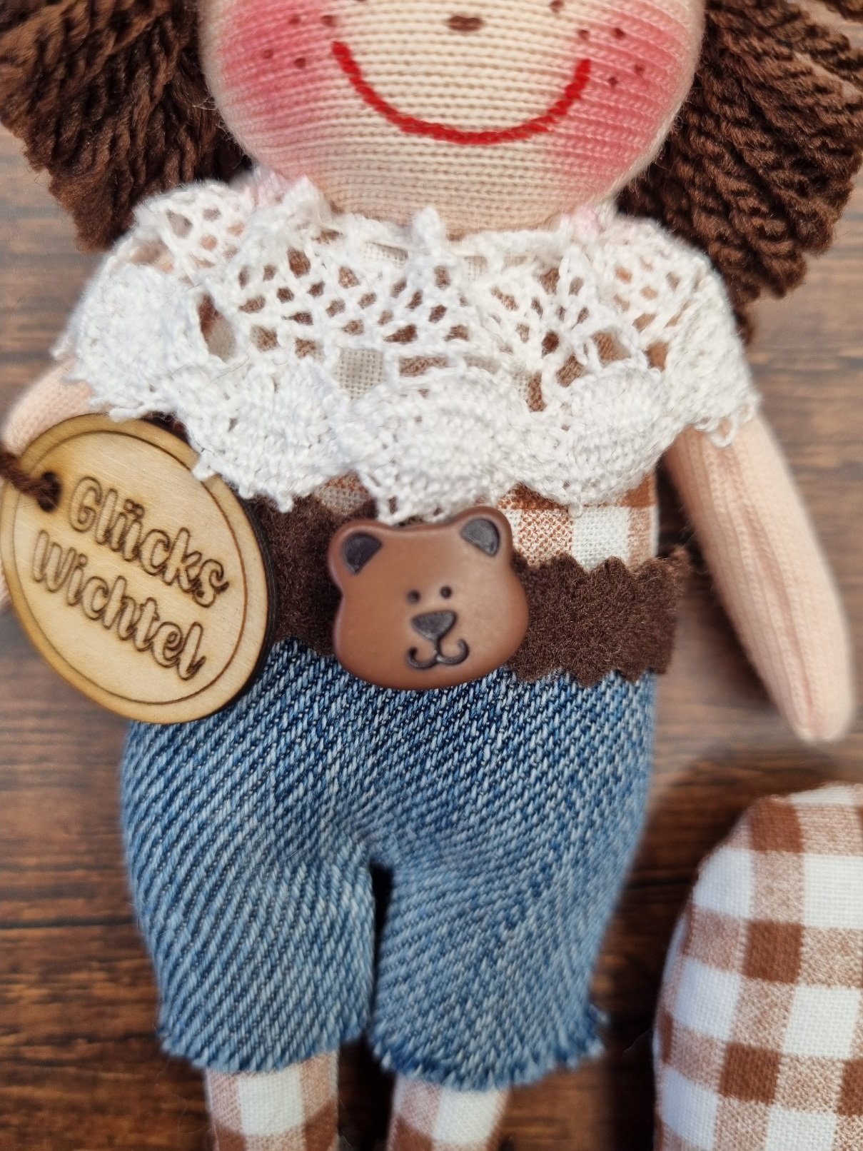 Mini Wichtel jeans-braun – Bild 2