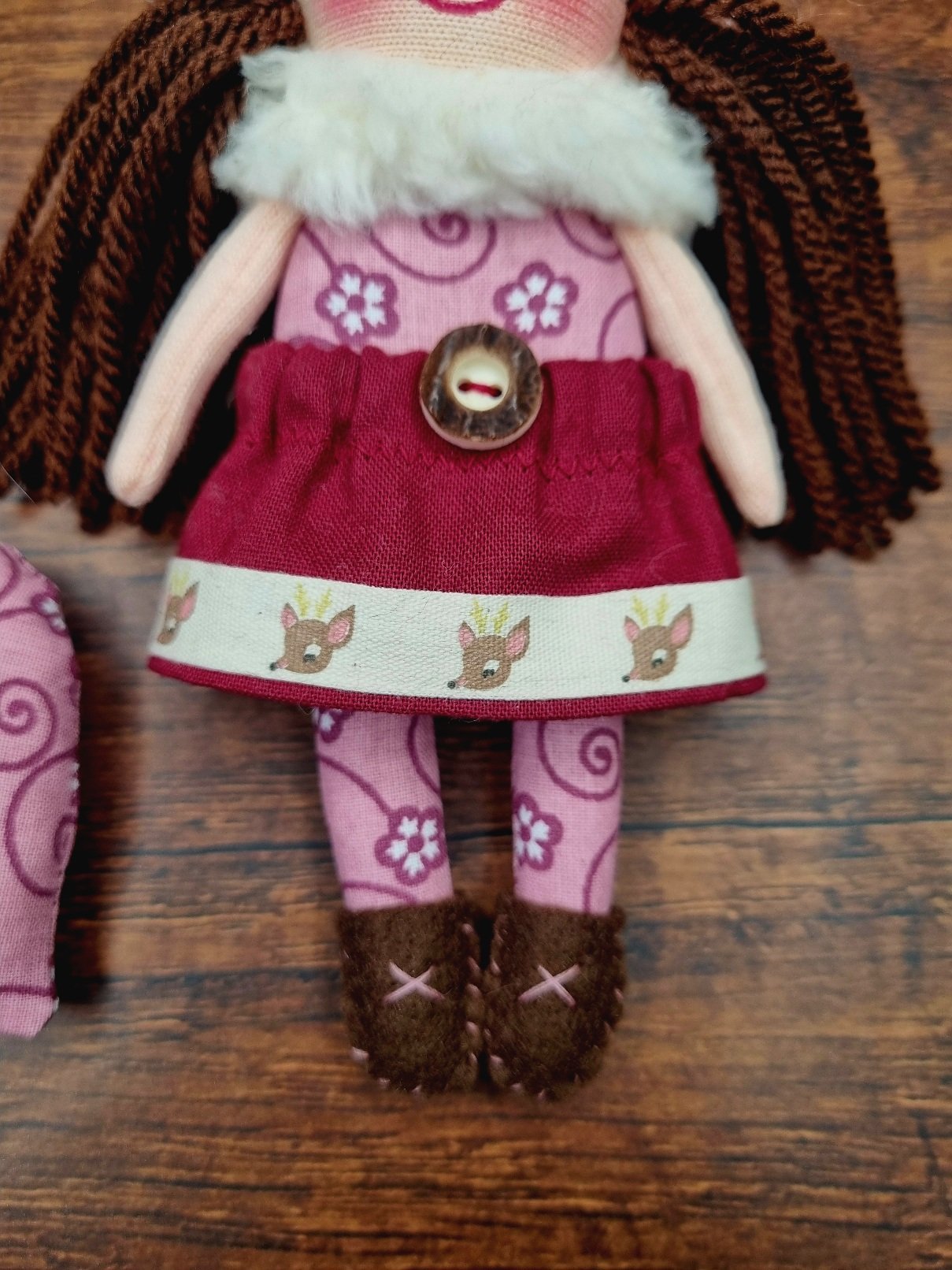 Mini Wichtel rosa-bordeaux – Bild 6